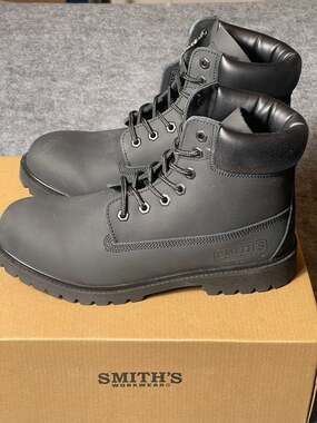 Smith's Workwear SM10011-001 6" Classic Black Boot